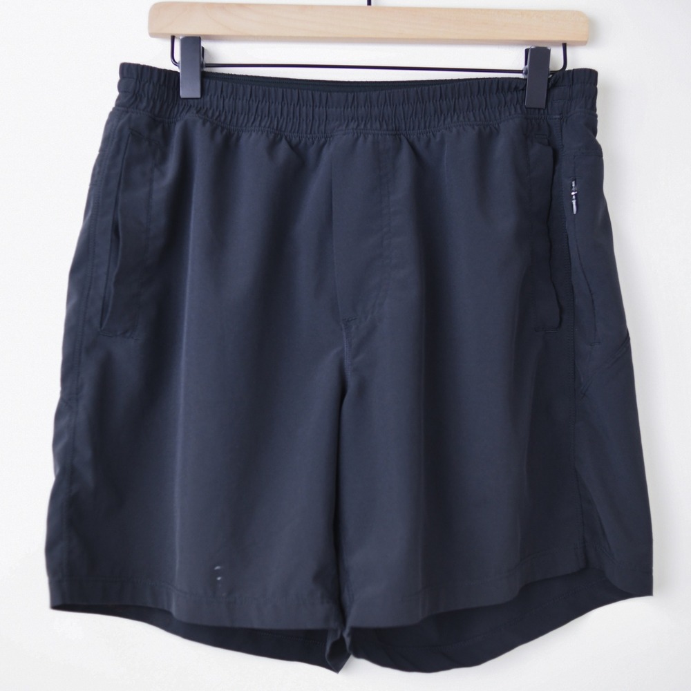 Bird Dogs Shorts Mens Large Black Shorts Lined Performance Stretch Zipper Gym